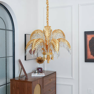 Brad Opulent Palm Frond Chandelier