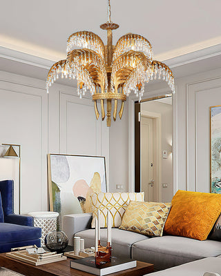 Brad Opulent Palm Frond Chandelier