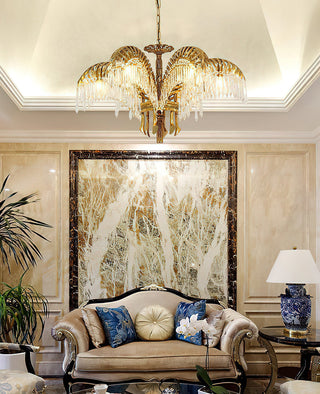 Brad Opulent Palm Frond Chandelier