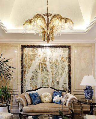 Brad Opulent Palm Frond Chandelier