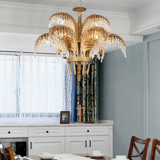 Brad Opulent Palm Frond Chandelier