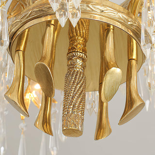 Brad Opulent Palm Frond Chandelier