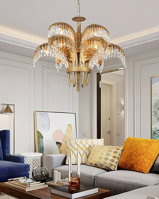 Brad Opulent Palm Frond Chandelier
