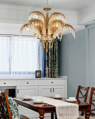 Brad Opulent Palm Frond Chandelier