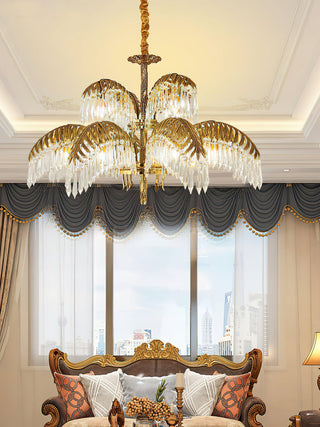Brad Opulent Palm Frond Chandelier