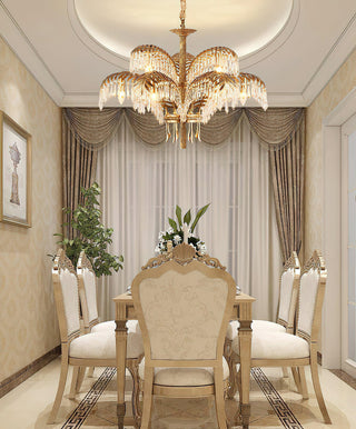 Brad Opulent Palm Frond Chandelier