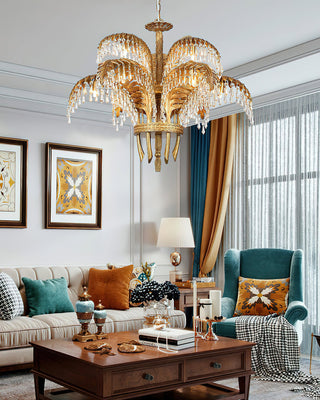 Brad Opulent Palm Frond Chandelier