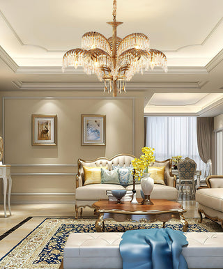 Brad Opulent Palm Frond Chandelier