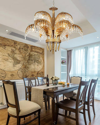 Brad Opulent Palm Frond Chandelier