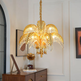 Brad Opulent Palm Frond Chandelier