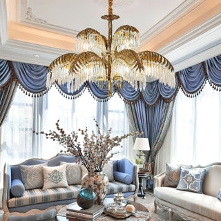Brad Opulent Palm Frond Chandelier
