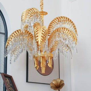 Brad Opulent Palm Frond Chandelier