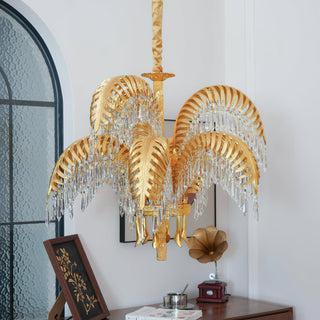 Brad Opulent Palm Frond Chandelier