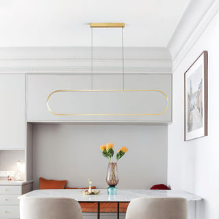 Ovale Minimalist Linear Pendant Light
