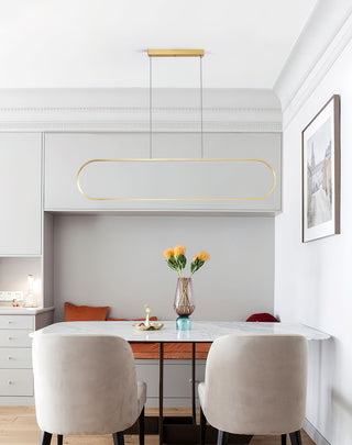 Ovale Minimalist Linear Pendant Light