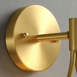 Veyra Minimalist Brass Wall Light