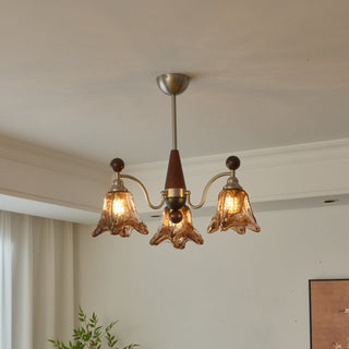 Loretta Vintage Art Glass Chandelier