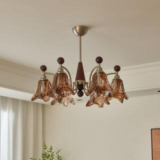 Loretta Vintage Art Glass Chandelier
