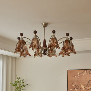 Loretta Vintage Art Glass Chandelier
