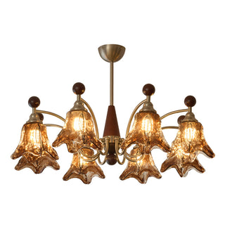 Loretta Vintage Art Glass Chandelier