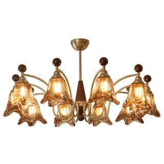 Loretta Vintage Art Glass Chandelier