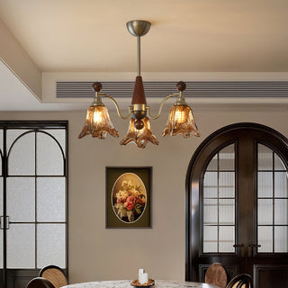 Loretta Vintage Art Glass Chandelier