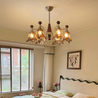 Loretta Vintage Art Glass Chandelier