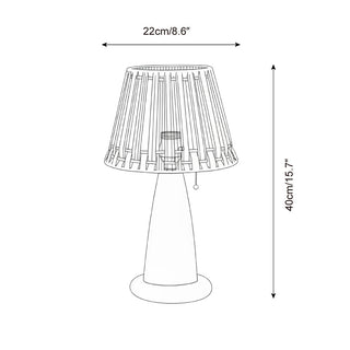 Brax Scandinavian Fabric Table Lamp
