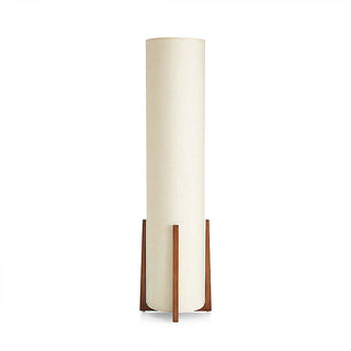 Orion Mid-Century Wood Fabric Floor Lamp