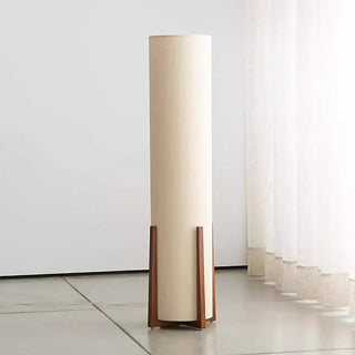 Orion Mid-Century Wood Fabric Floor Lamp