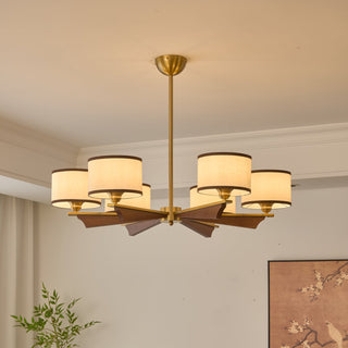 Orion Mid-Century Petal Chandelier