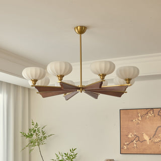 Orion Mid-Century Petal Chandelier