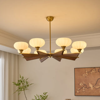 Orion Mid-Century Petal Chandelier