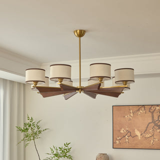 Orion Mid-Century Petal Chandelier