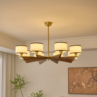 Orion Mid-Century Petal Chandelier
