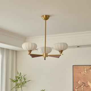 Orion Mid-Century Petal Chandelier