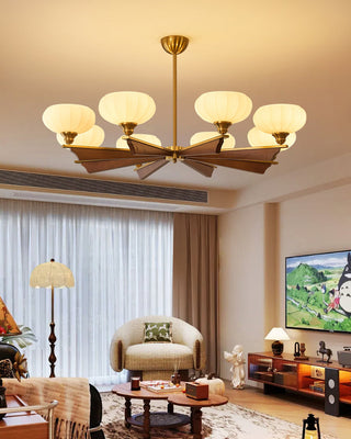 Orion Mid-Century Petal Chandelier