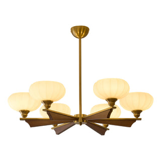 Orion Mid-Century Petal Chandelier