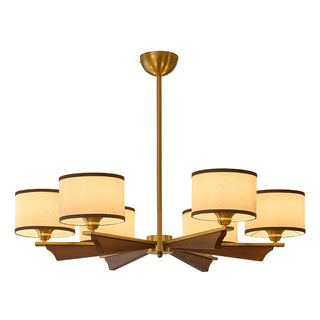 Orion Mid-Century Petal Chandelier