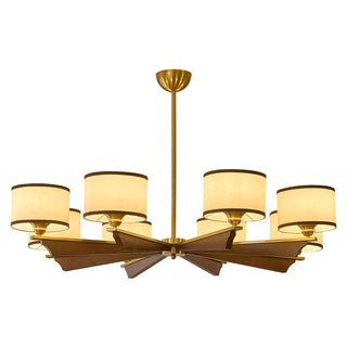 Orion Mid-Century Petal Chandelier