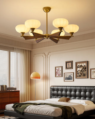Orion Mid-Century Petal Chandelier