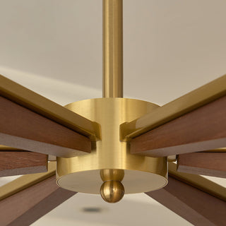 Orion Mid-Century Petal Chandelier