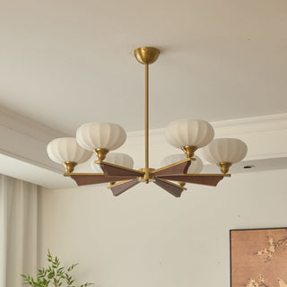 Orion Mid-Century Petal Chandelier