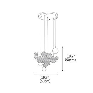 Efferves Artistic Wood Chandelier