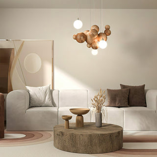 Efferves Artistic Wood Chandelier