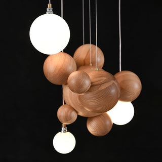Efferves Artistic Wood Chandelier