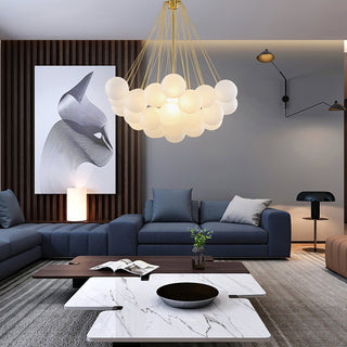 Cloud Contemporary Glass Chandelier