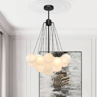 Cloud Contemporary Glass Chandelier