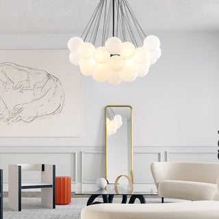Cloud Contemporary Glass Chandelier
