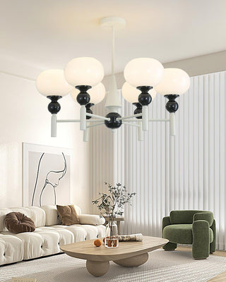 Bubbly Modern Glass Orb Chandelier